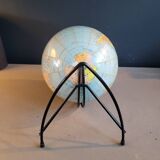 Globe terrestre Girard et Barrère des années 50-60 piètement string