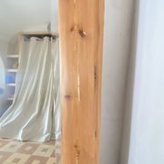 Very large mirror in antique pine.