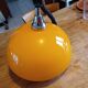 Suspension vintage opaline orange " viro "