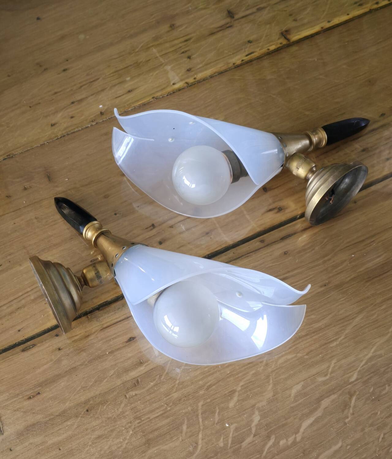 Pair of Rockabilly Wall Lights