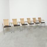 Six chaises à repas Tecta D20, années 1980