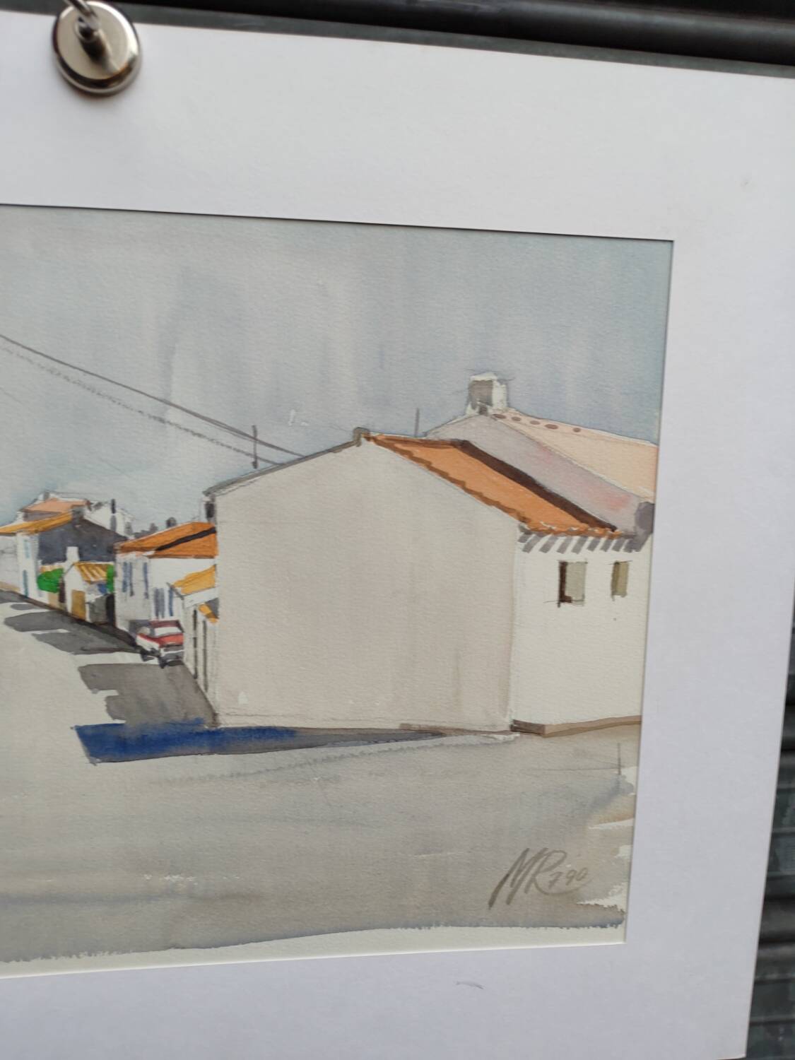 Watercolour by Michel Roubille, 1990.