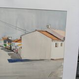 Watercolour by Michel Roubille, 1990.