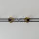 Vintage wall coat rack from the 50s/60s