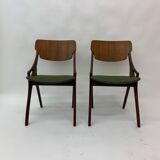 Set of 3 Danish dining chairs Arne Hovmand Olsen 1950