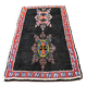 Authentic vintage boucherouite rug made from recycled cotton