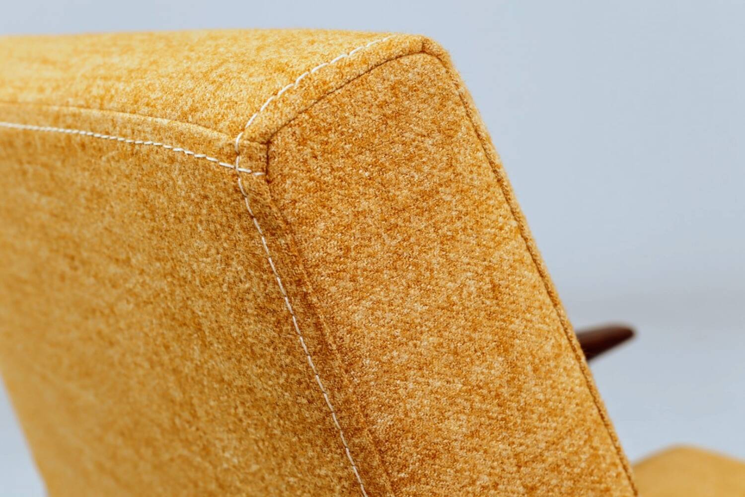 Vintage amber armchair Hermes designed by H. Lis