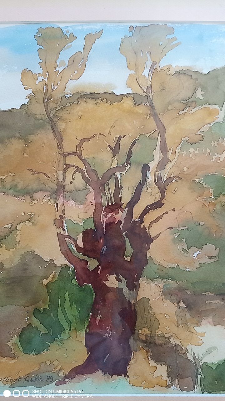 Pascale Rigat-Esselin (born 1952) - Watercolor - 37 x 28 cm