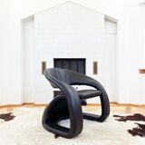 Chaise longue sculpturale 80s