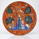 Collection plate Limoges Haviland "The Lady with the Unicorn", 1980 edition.