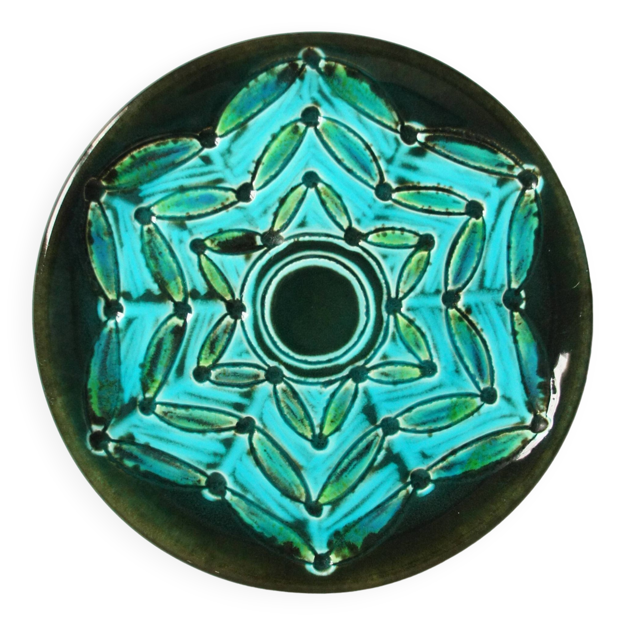 Ceramic dish “Périgourdine pottery”