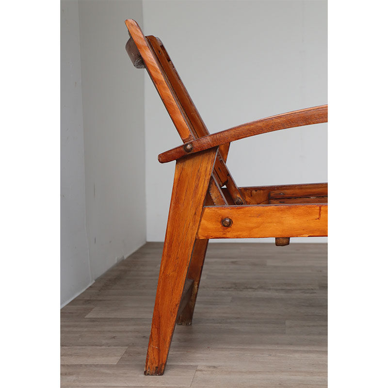 Vintage wooden armchair 1950