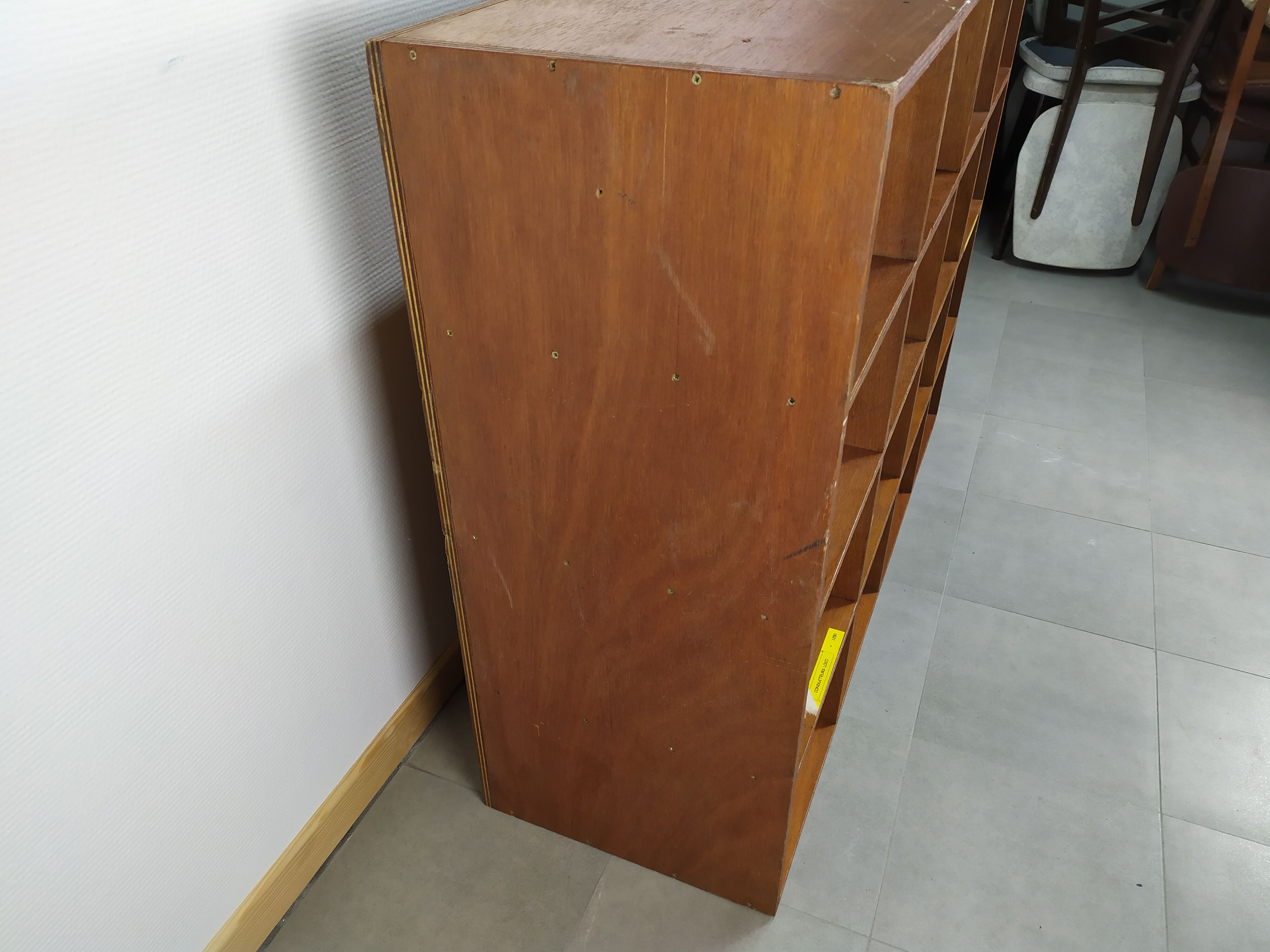Old wooden locker of postal sorting, mine, sncf , workshop