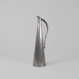 Sculptural Art Deco wine pitcher "Jomfruen" in pewter by Gunnar Havstad 1930s