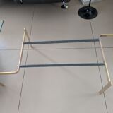 Marble coffee table with gold base