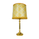 Neo classic "medallion" lamp in gold metal 1960