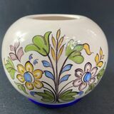 Earthenware ball vase from Nevers Montagnon