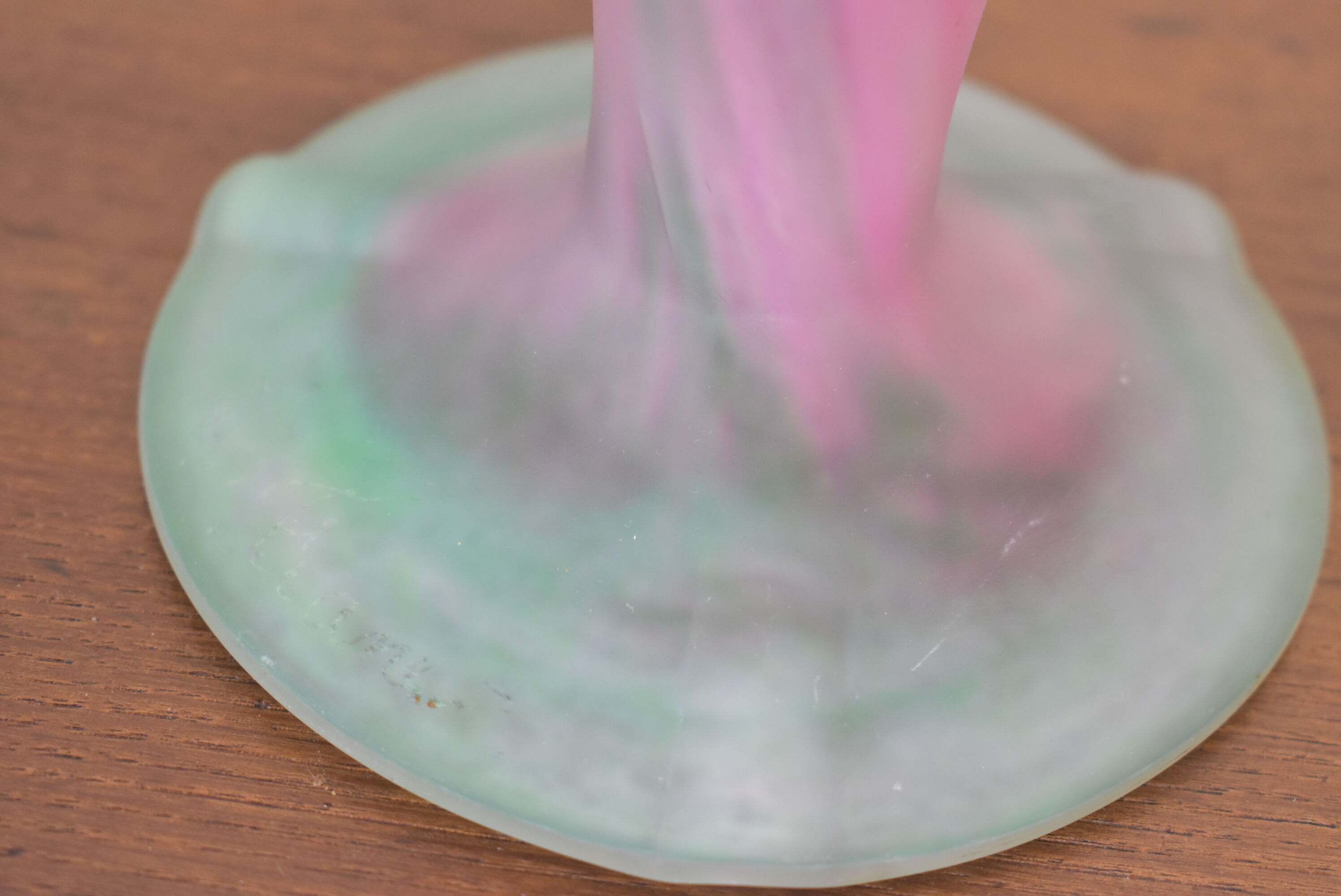 glass paste lamp foot by A. France