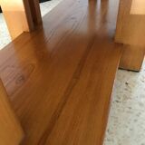 Solid elm coffee table from the 80s