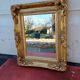 Mirror wood and gilded stucco