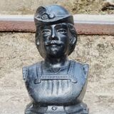 Pair of cast iron andirons