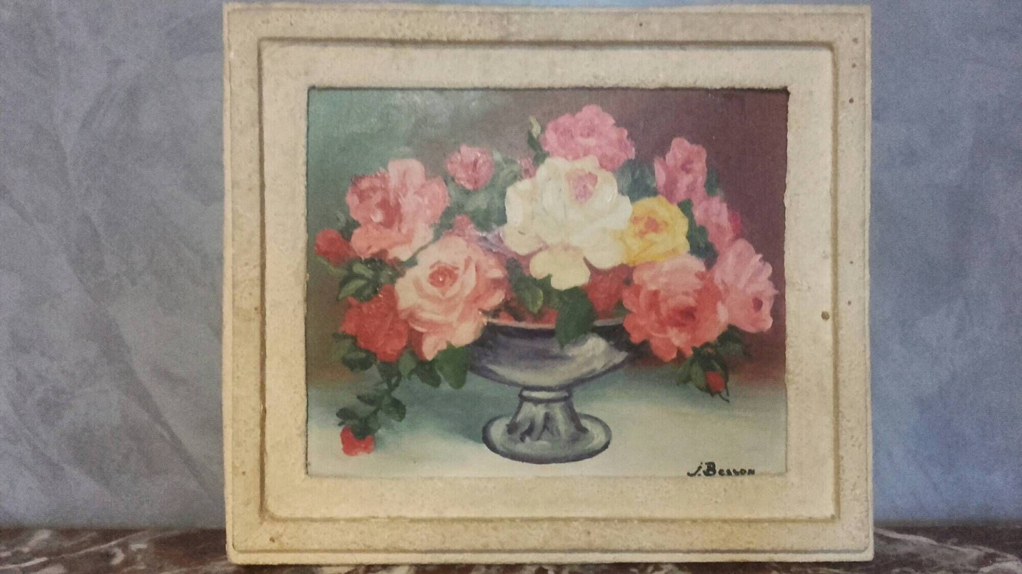 Floral decoration paintings (Jean Besson)