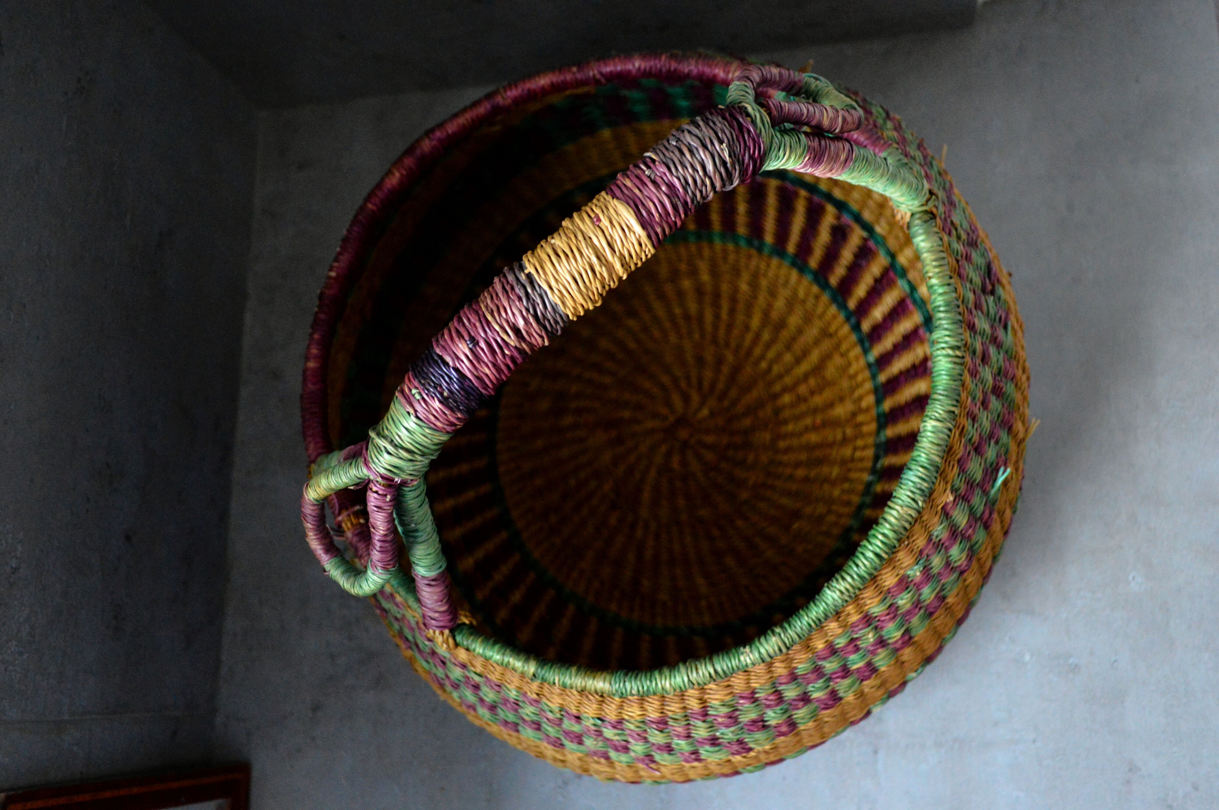 Old African bolga basket