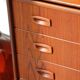 Danish vintage teak secretary | Restored Scandinavian desk