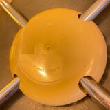 Set of 6 Hammer chairs in black leather, by Arne Jacobsen for Frits Hansen