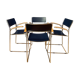 Set of four Sultana chairs, Arrben, Italy, 1970s/1980s