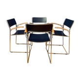 Set of four Sultana chairs, Arrben, Italy, 1970s/1980s