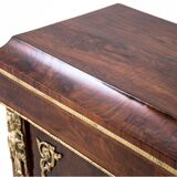 Antique French chest of drawers, late 19th century. After renovation.