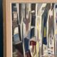Huile sur toile suédoise – “Allée abstraite” par Kurt Persson