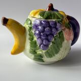 Vintage barbotine teapot