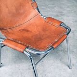 Italian Les Arcs Dining Chairs by Charlotte Perriand, 1960s, Set of 4