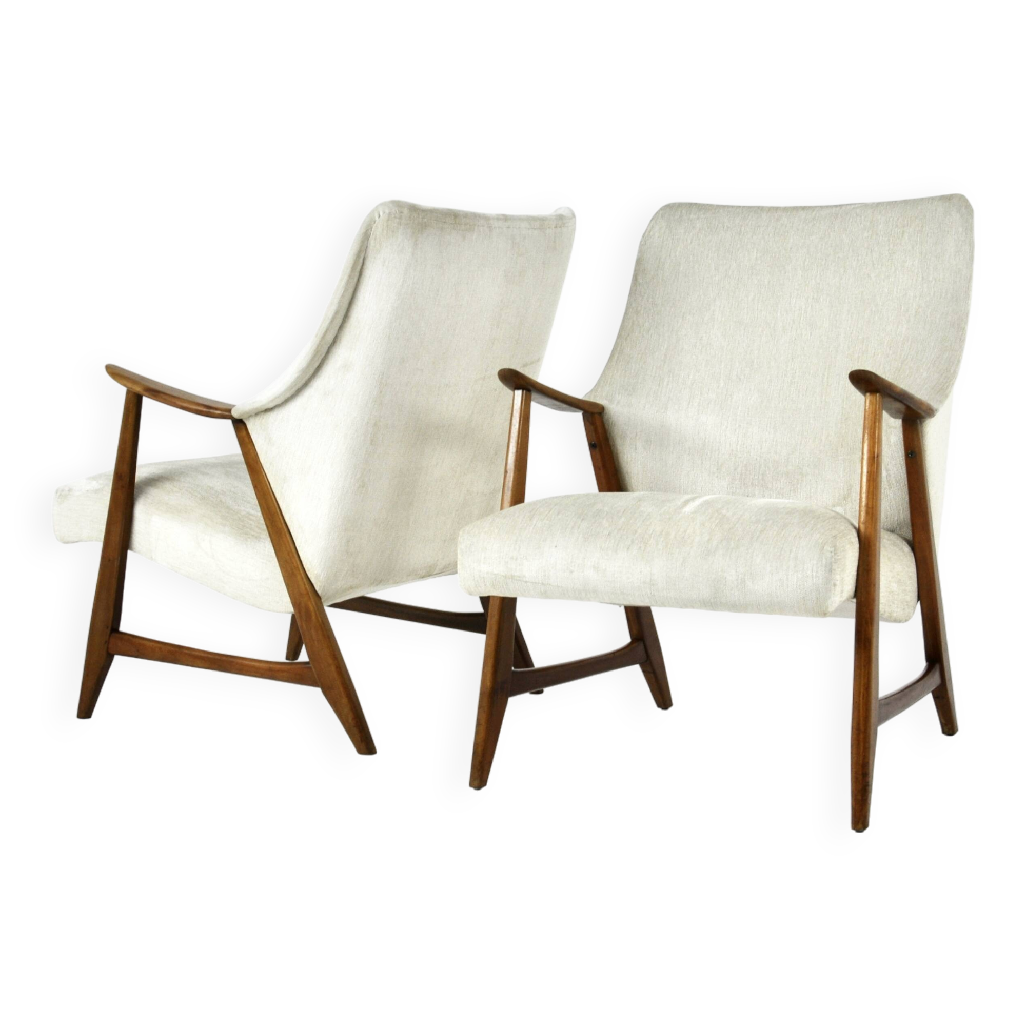Paire de fauteuils scandinaves, 1960s