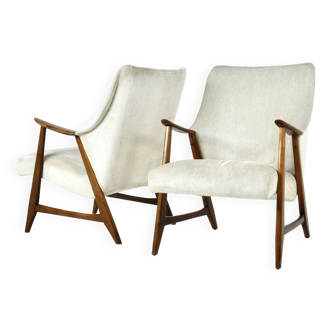 Paire de fauteuils scandinaves, 1960s