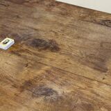 Antique Nordic Baroque Oak Table, Dated 1807