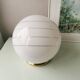 Lampe globe vintage en verre 1980