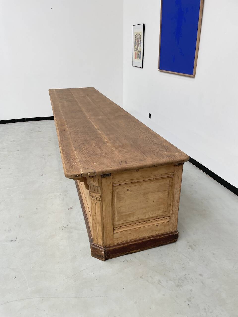 XXL oak and pine counter 350cm
