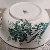Old large salad bowl Moulin Des Loups & Hamage Orchidée