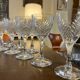 Beau lot de verres en cristal de Saint Louis