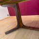 Rosewood dining table has 2 lengths Baumann Scandinavian style M-belfabrik