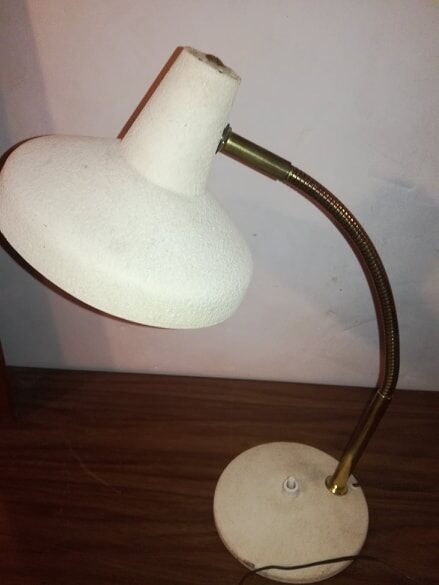 Brass table lamp