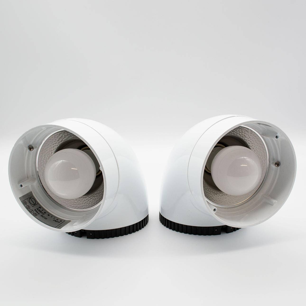 2 industrial wall lights 1970