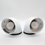 2 industrial wall lights 1970