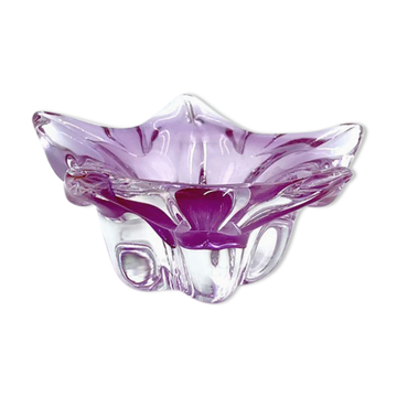 Cendrier en verre années 1960