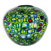 Unique Murano Glass Vase, Murrine Romane style