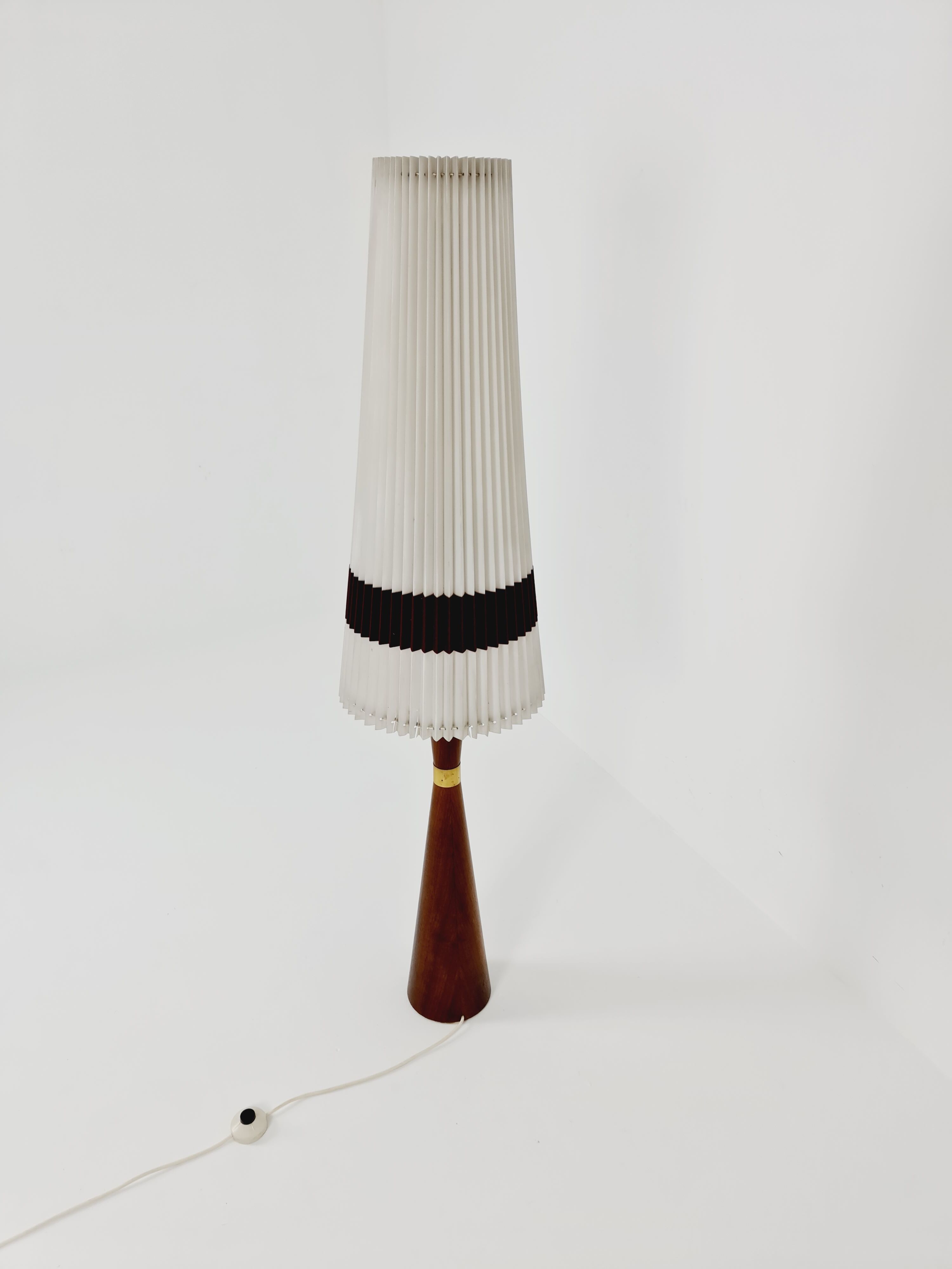 Mid century Danish teak floor lamp  from the 60s