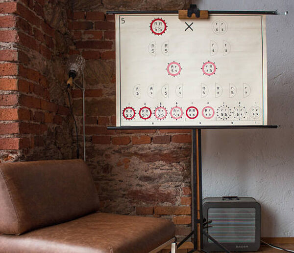 Affiche''génétique'' par le professeur Heimans 1962